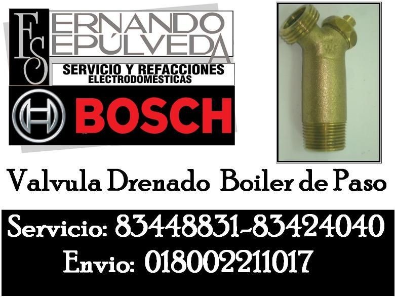 Válvula de Drenado para Boiler de Paso