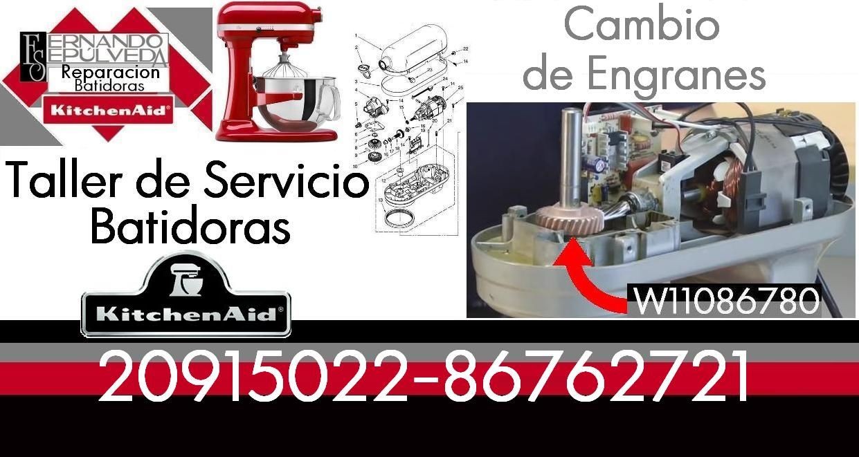 TALLER DE SERVICIO EN REPARACIÓN DE BATIDORAS KITCHENAID