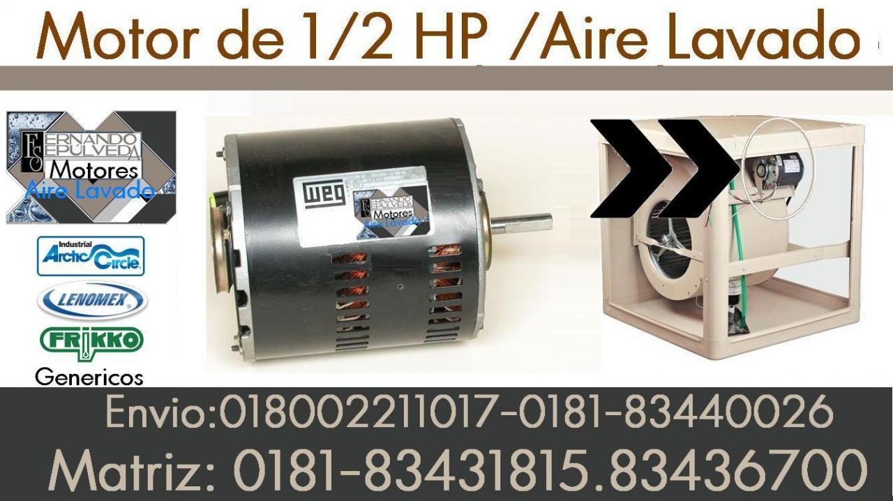 MOTOR DE AIRE LAVADO O AIRE EVAPORATIVO