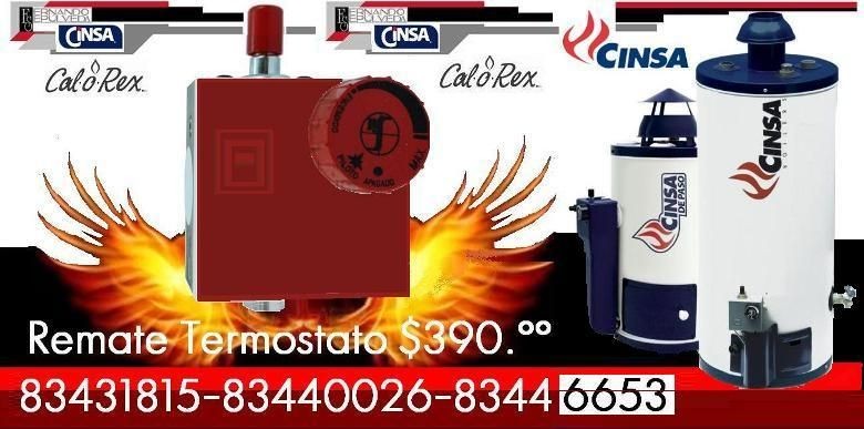 Control de temperatura para Boiler Cinsa o Calorex