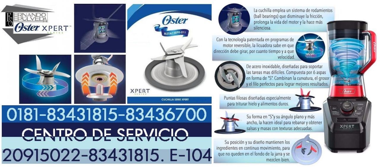 Aspas de Licuadora Oster XPERT