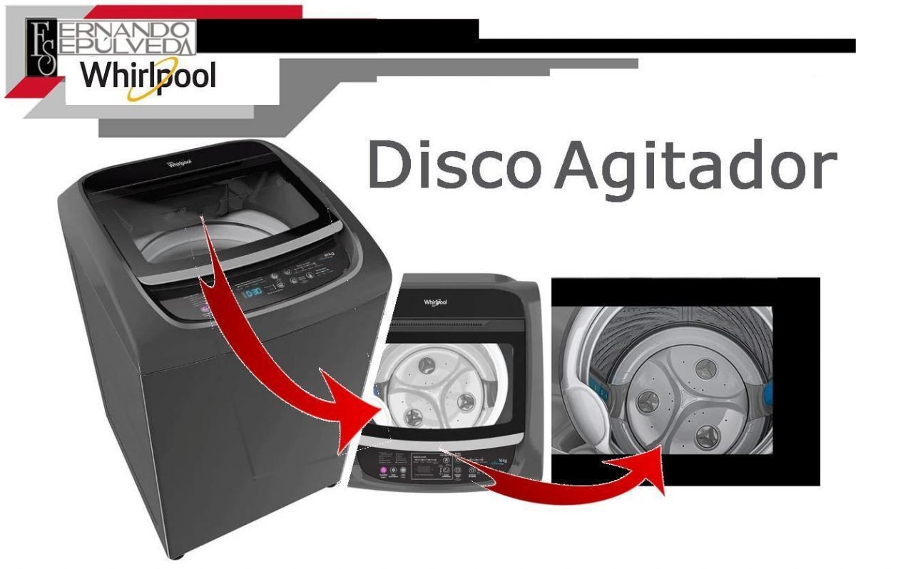 Agitadores de disco para Lavadora Whirlpool